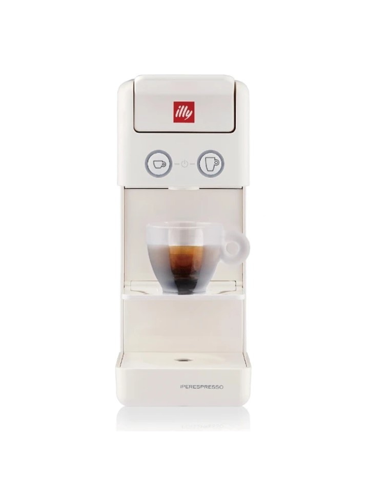 小巧身形 大師級風味 ILLY Y3.3咖啡膠囊機(白色)